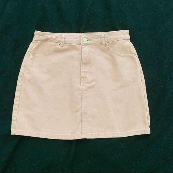 Forever 21 Pink denim mini skirt